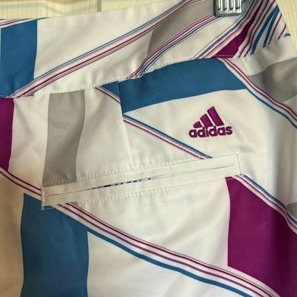 Adidas Climacool women’s white and purple golf skort size 8 - Picture 7 of 9